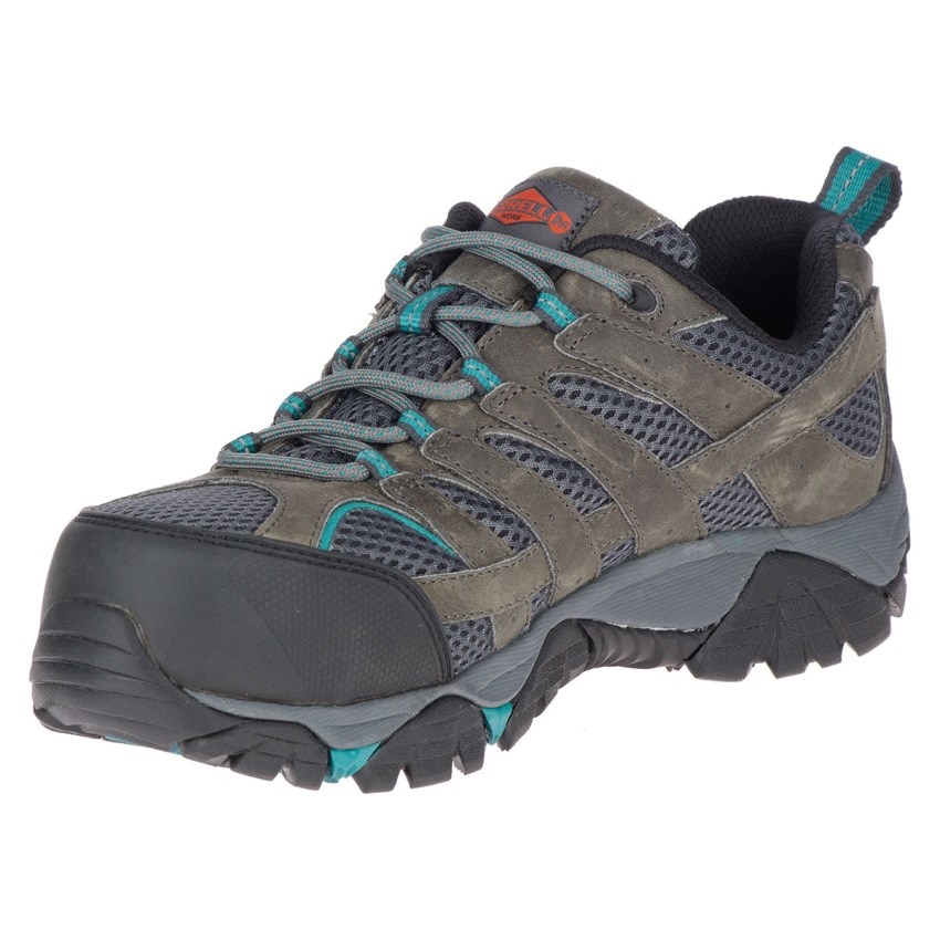 Chaussure de Securite Merrell Moab Vertex Vent Comp Toe Grise Foncé Femme | Z.M.IXKZ